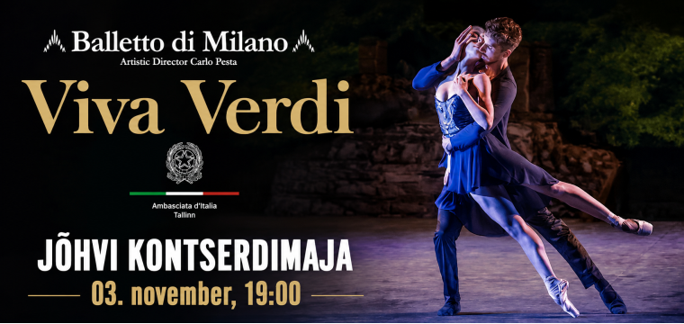 Balletto di Milano ballett “Viva Verdi” 3. novembril Jõhvi kontserdimajas!