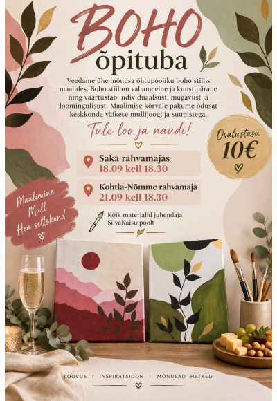 SilvaKaisu BOHO stiilis õpituba