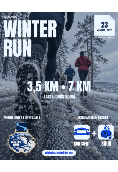WINTER RUN - winter run in Narva-Jõesuu