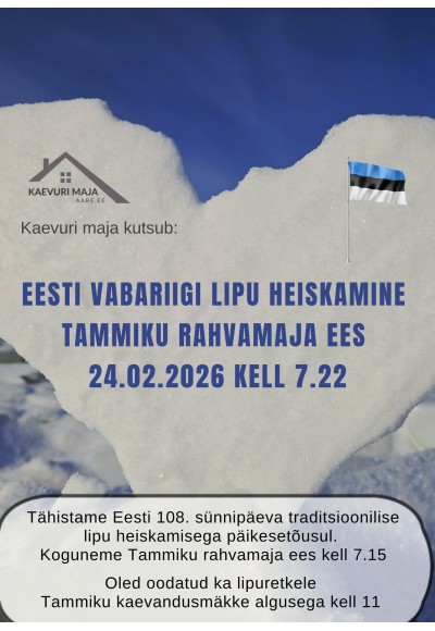 Lipu heiskamine Tammikus