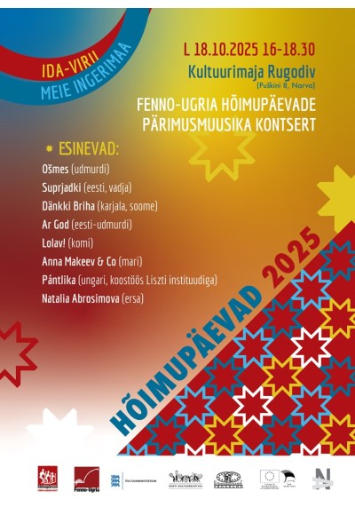 Finno-Ugric Days 2025 in Narva: free folk music concert