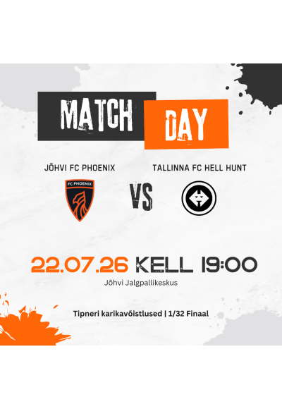Tipneri karikavõistlused: Jõhvi FC Phoenix vs Tallinna FC Hell Hunt