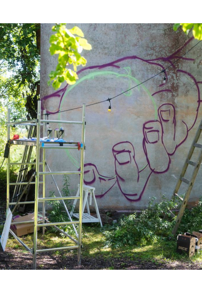 Apple Print Workshop at Kulgu with Lena Levtshenkova