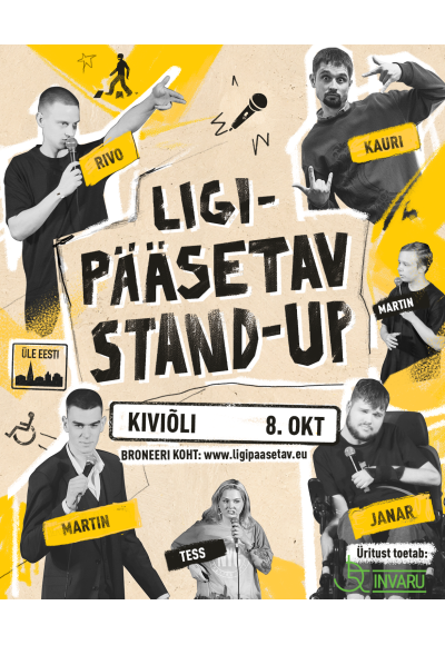Kiviõli TASUTA komöödia õhtu: "Liigipääsetav stand-up"