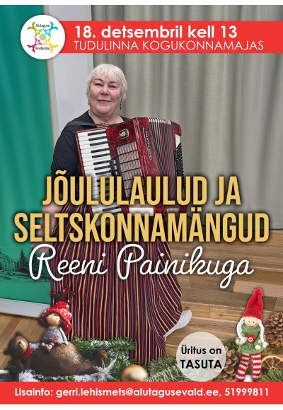 Jõululaulud ja seltskonnamängud Reeni Painikuga