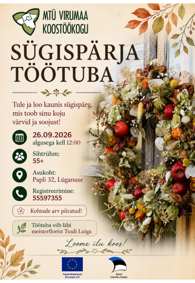 Sügispärja töötuba