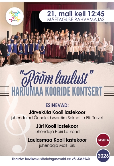 Harjumaa kooride kontsert "Rõõm laulust"