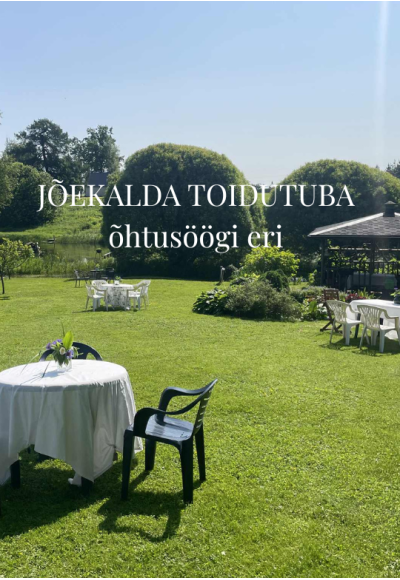 Jõekalda food room dinner