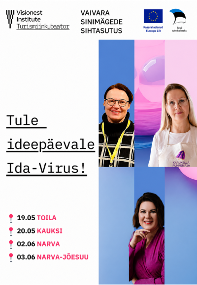 Koolitusprogramm Turismiinkubaator 2026 I Ida-Viru IDEEpäev