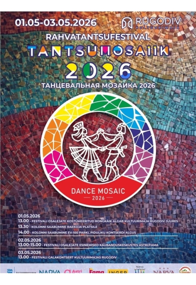 Rahvusvaheline rahvatantsufestival: Tantsumosaiik 2026