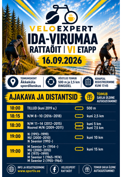 Ida-Virumaa Rattaõhtud VI etapp - üldautasustamine
