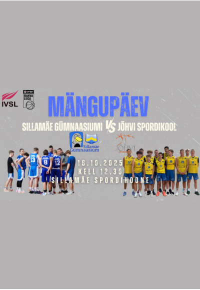 Optibet Basketball National League - Sillamäe Gymnasium vs Jõhvi Elementary School