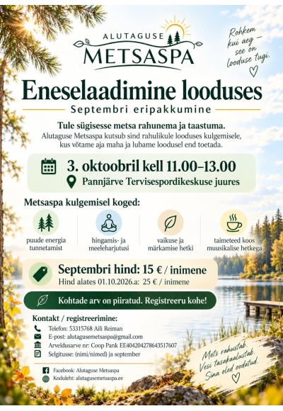 MetsaSPA eneselaadimine looduses
