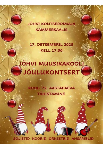 Jõhvi Muusikakooli Jõulukontsert