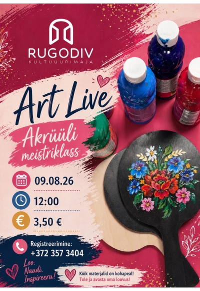 Art Live – Akrüüli meistriklass