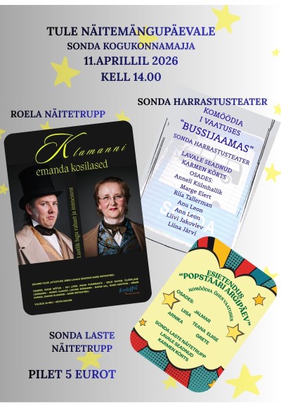 Näitemängupäev Sonda Kogukonnamajas