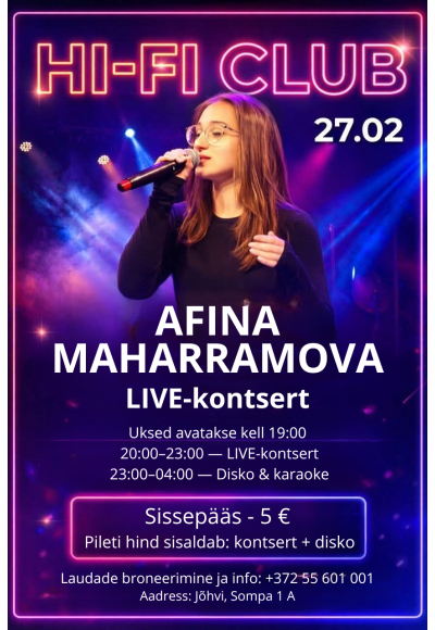 Afina Maharramova - LIVE kontsert