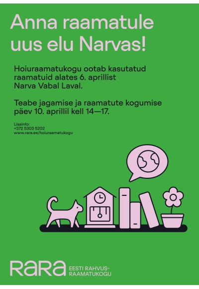 Anna raamatule uus elu Narvas