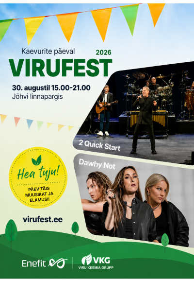 ViruFest 2026 - tasuta kogukonnapäev Jõhvi pargis