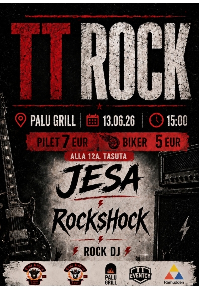 Raskemuusikakontsert TT Rock Palu grillis