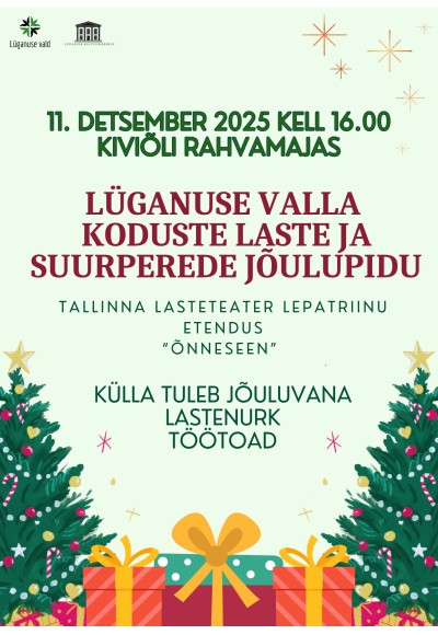 Lüganuse valla koduste laste ja suurperede jõulupidu