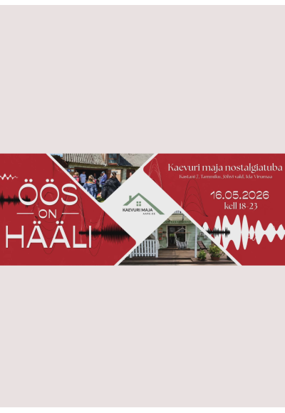 Muuseumiöö Kaevuri maja nostalgiatoas