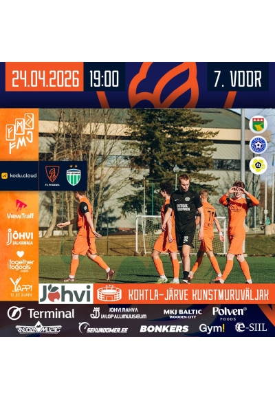 Esiliiga B: Jõhvi FC Phoenix vs Tallinna FCI Levadia U19