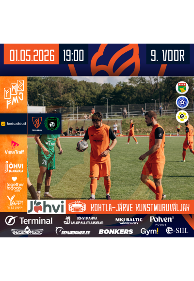 Esiliiga B: Jõhvi FC Phoenix vs FA Tartu Kalev