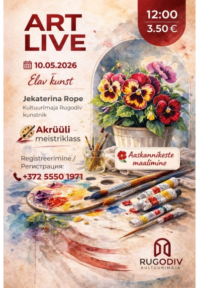 ART LIVE — sukeldumine akrüülimaailma