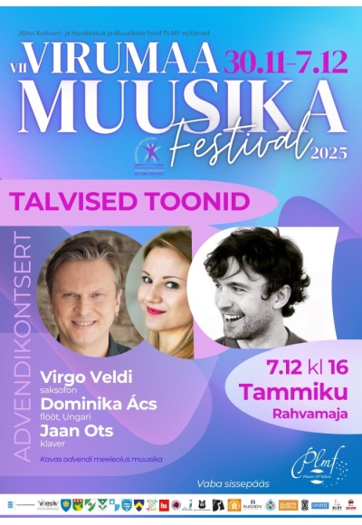 VII Virumaa Muusikafestival 2025 advendikontsert - Talvised toonid