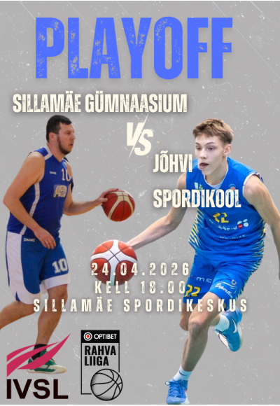 Optibet korvpalli rahvaliiga - Sillamäe gümnaasium vs Jõhvi spordikool