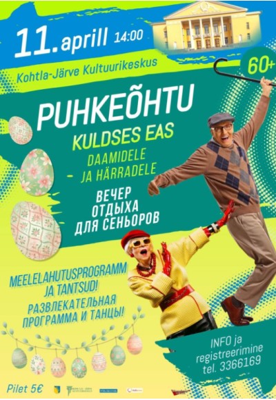 Puhkeõhtu kuldses eas daamidele ja härradele