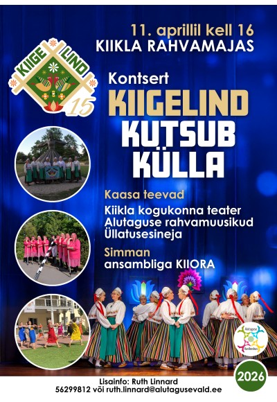 Kiigelinnu 15. sünnipäevakontsert: Kiigelind kutsub külla