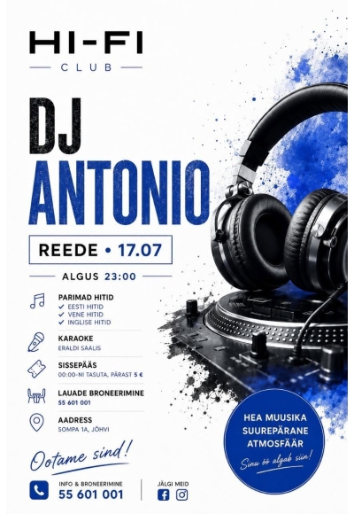 Disko koos DJ Antonioga