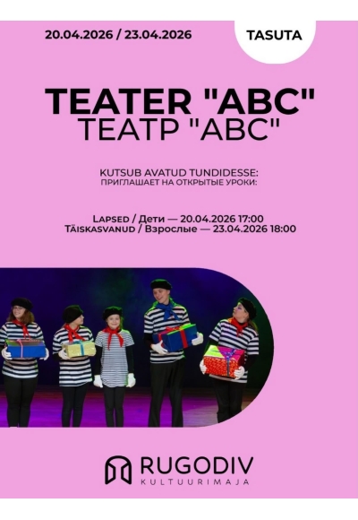 Teater „ABC“ avatud tundid (lapsed)