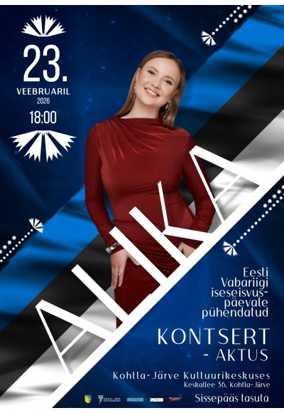 Eesti Vabariigi iseseisvuspäevale pühendatud kontsert-aktus. Esineb ALIKA