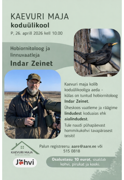 Kaevuri House Community University Moves to the Garden – Guest Indar Zeinet