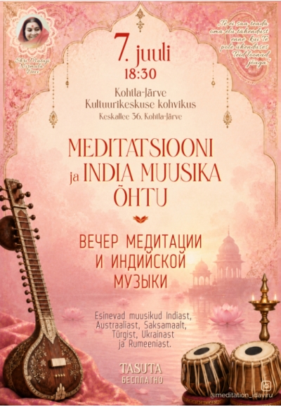India muusika ja meditatsiooni õhtu