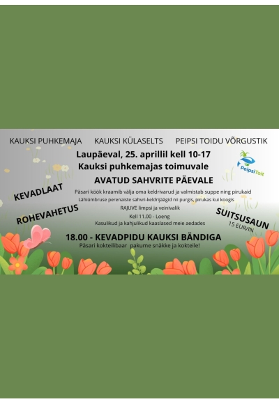 Avatud sahvrite päev Kauksi puhkemajas