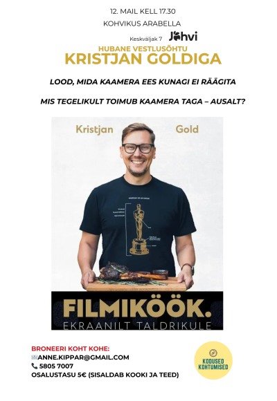 A cozy conversation evening with Kristjan Gold