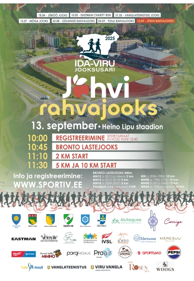 Ida-Viru Jooksusari - Jõhvi Rahvajooks
