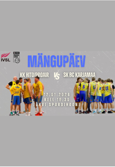 Optibet korvpalli rahvaliiga: KK Hito/Proair vs SK BC Karjamaa