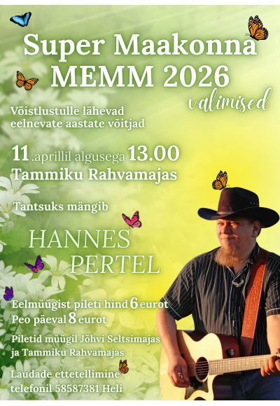 Super Maakonna memm 2026 valimised