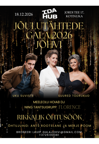 Jõulutähtede Gala Ida HUBis