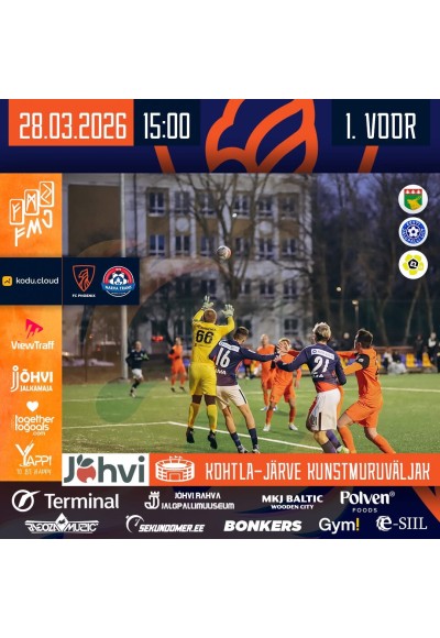 Esiliiga B: Jõhvi FC Phoenix vs JK Narva Trans U21