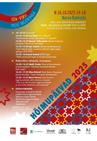 Tribal Days 2025 in Narva: Conference “Inger - Land, People and Culture”