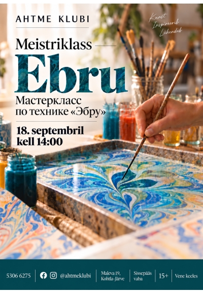 Ebru tehnika meistriklass