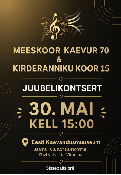 Meeskoor Kaevur 70 • Kirderanniku koor 15