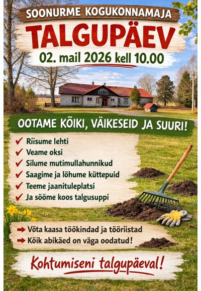 Soonurme kogukonnamaja TALGUPÄEV 2026