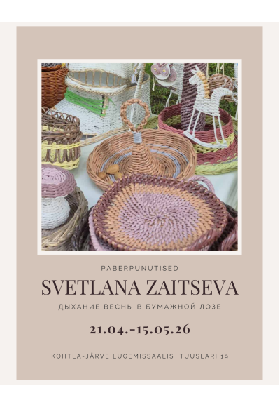 Svetlana Zaitseva paberist vitspunutiste tööde näitus